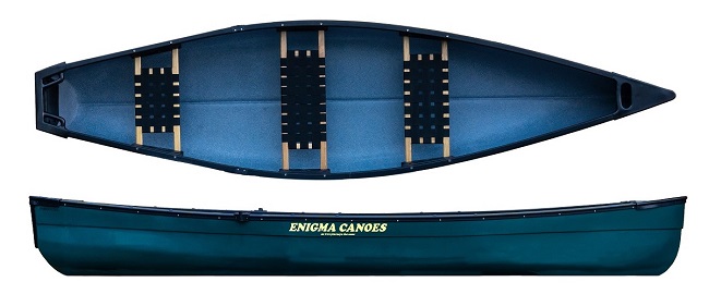 Enigma Canoes Square Stern 126 - Green