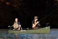 Fishing on the Nova Craft Lure 15'7 canoe