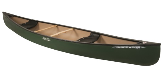 Old Town Discovery Outfitter Canoe in Green