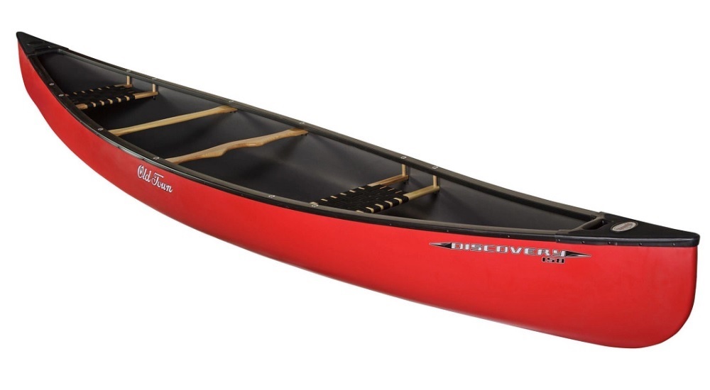 Old Town Discovery 158 Canoe in Red