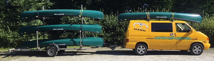 Trade Customers and Commercial Enquiries at Cornwall Canoes