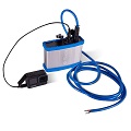Bixpy 12V USB Outdoor Power Bank charging a go pro action camera