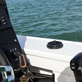 Railblaza Hexx Mount Base fitted to a boat