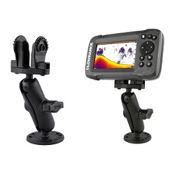 RAM 1in Ball Fishfinder Mount for the Lowrance Hook and Hook Reveal Series