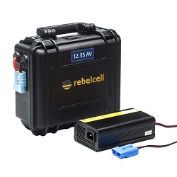 Rebelcell 12V Lithium Battery Outdoor Box 35A UK