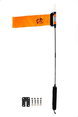 YakAttack VisiCarbon Pro Safety Light and Flag Combo