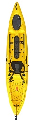 Enigma Kayaks Fishing Pro 12 in the Yellow colour option