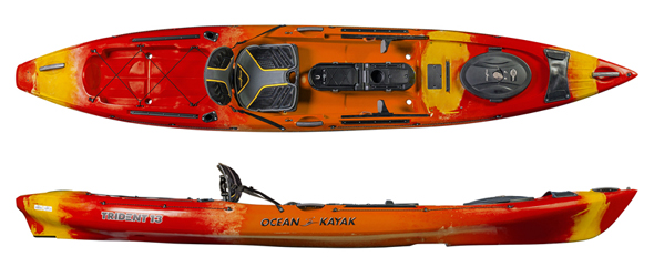 Ocean Kayak Trident 13 Angler in Sunrise