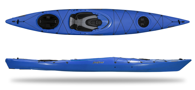 Feelfree Aventura 140 Recreational Touring Kayak in Cobalt Blue