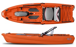 Jonny Boats Bass 100 in Orange