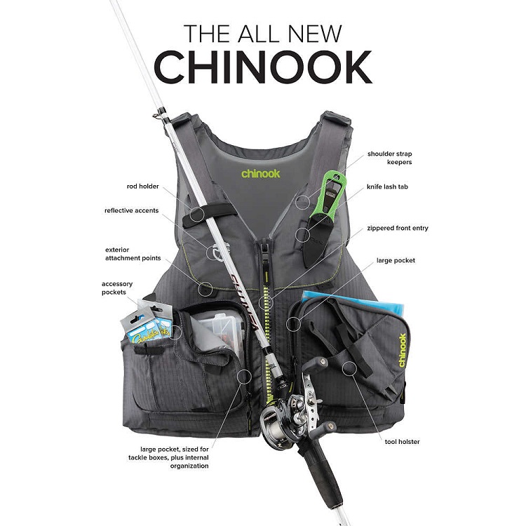NRS Chinook Fishing PFD Buoyancy Aids