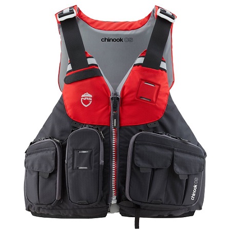 NRS Chinook OS Buoyancy Aid in Red