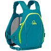 Back view of the Palm Peyto Buoyancy Aid with Hydration Bladder Pocket in Teal
