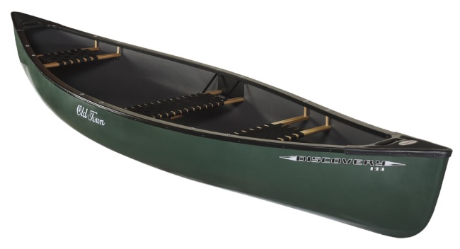 Old Town Discovery 133 Canoe in Green