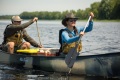 Old Town Discovery 158 camo canoe for fishing