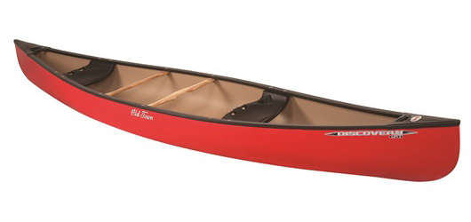 Old Town Discovery Outfitter Canoe in Red