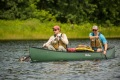 Paddling the Old Town Discovery 158 Canoe