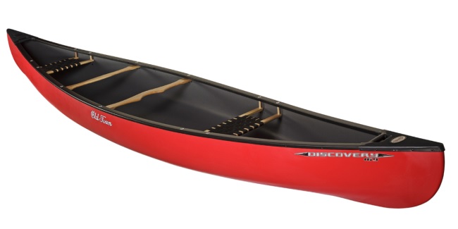Old Town Discovery 169 Canoe in Red
