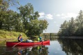 Old Town Penobscot 164 canoe on a lake