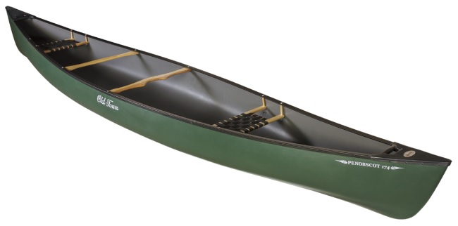 Old Town Penobscot 174 Canoe in Green