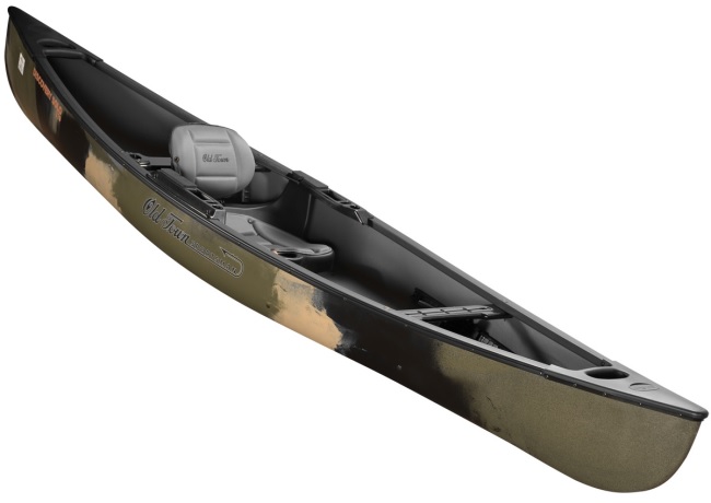 Old Town Sportsman Discovery Solo 119 Canoe in Marsh Camo