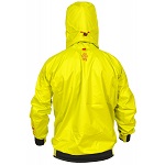 Peak Tourlite Hoody Back View - Lime/Red