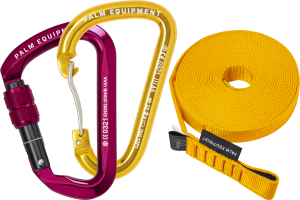 Rescue Sling, Safety Tapes, and Karabiners for Kayaking