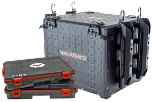 Kayak Gear Crates and Tackle Boxes