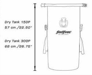 Feelfree Dry Tank Dimensions