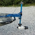 Bixpy J-2 Outboard Motor fitted to a Hobie Outback