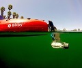 Bixpy Hobie Twist-N-Stow Rudder Adaptor with J-2 Motor fitted to a Hobie Kayak