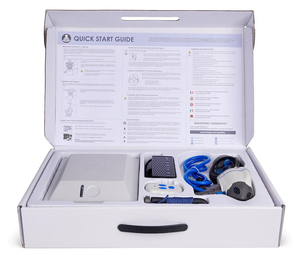 Bixpy J2 Outboard Kit Kayak Motor System