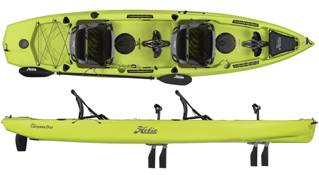 Hobie Mirage Compass Duo Tandem Pedal Kayak