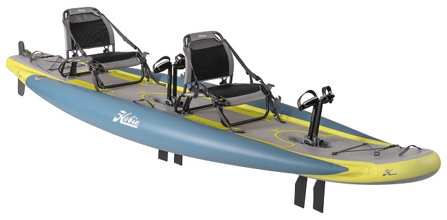 Hobie Mirage iTrek 14 Duo with Mirage Drive GT with Kick Up Fins