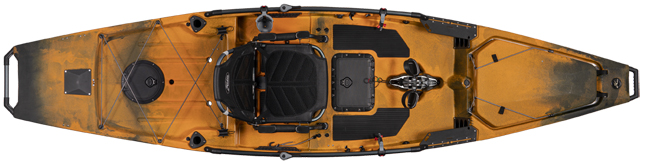 hobie pro angler 14 kayak top view