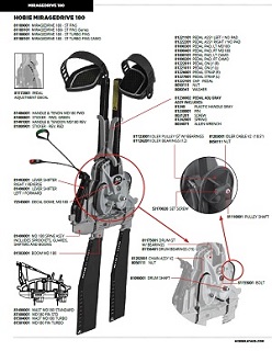 Hobie Mirage Drive 180 Common Parts Guide