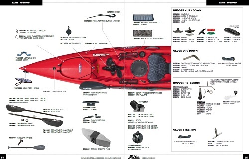 Hobie Kayak Common Parts Guide