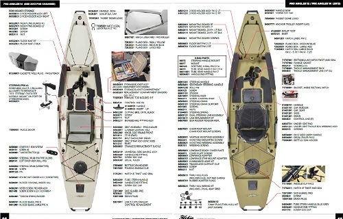 Hobie Pro Angler Common Parts Guide