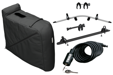 Shop from a range accessories for your bike rack including add-on adapters, cargo boxes, loading ramps and more!