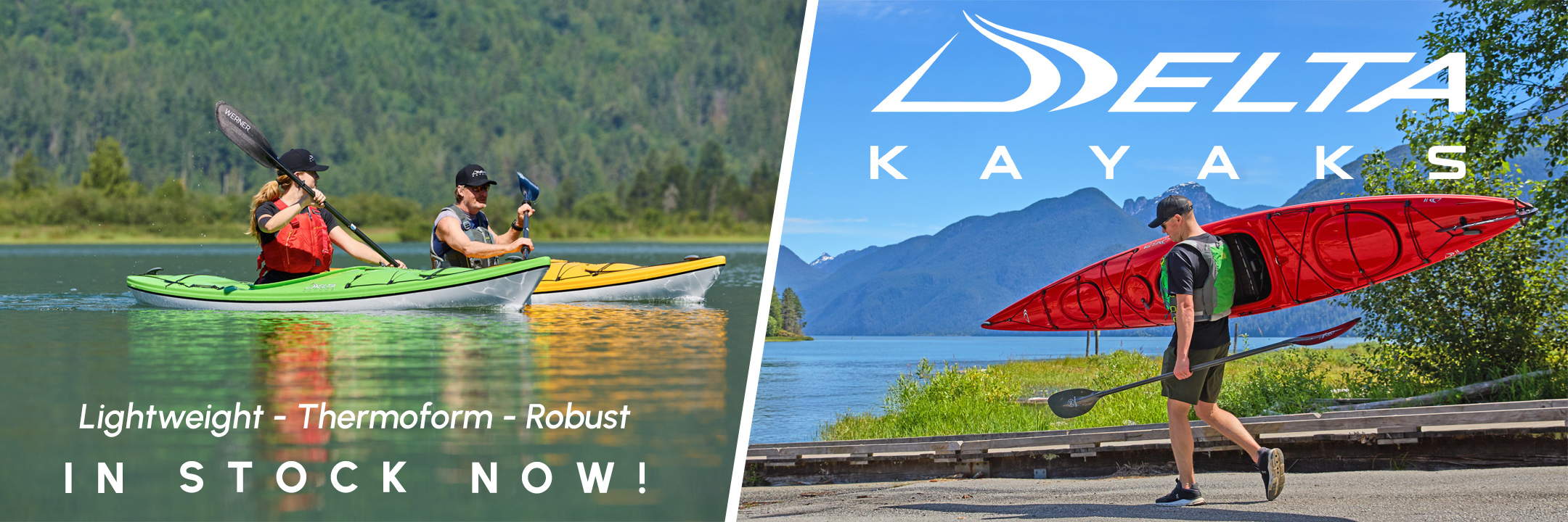 Lightweight Delta Kayaks Available At Cornwall Canoes