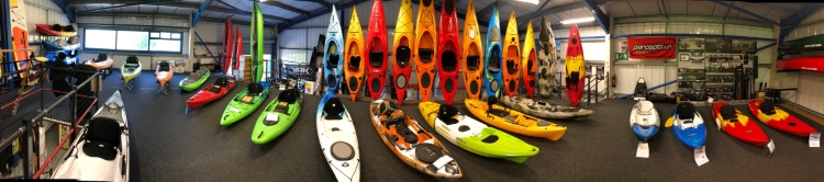 Cornwall Canoes Shop - Upstairs View