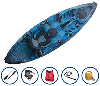 Enigma Cruise Angler Ultimate Fishing Kayak Bungle