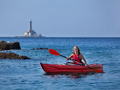 Gumotex Framura paddling on the coast