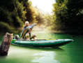 Gumotex Halibut on a Lake