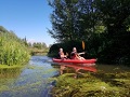 Gumotex Twist 2 paddling on a river