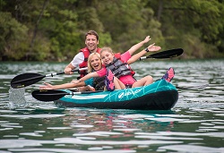 Paddling the Sevylor Alameda