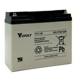 12V 17aH Sealed Lead Acid Rechargeable Battery