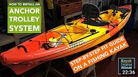 Kayak Anchor Trolley Installation Video - Cornish Kayak Angler