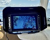 BerleyPro Visor fitted to a Lowrance Elite FS 9 on a boat