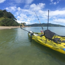 Railblaza Camera Boom 600 R-Lock on a Kayak